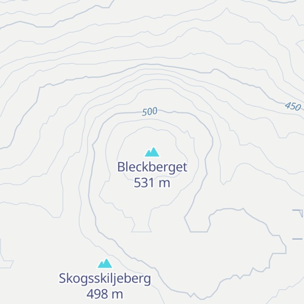 Map of Bleckberget