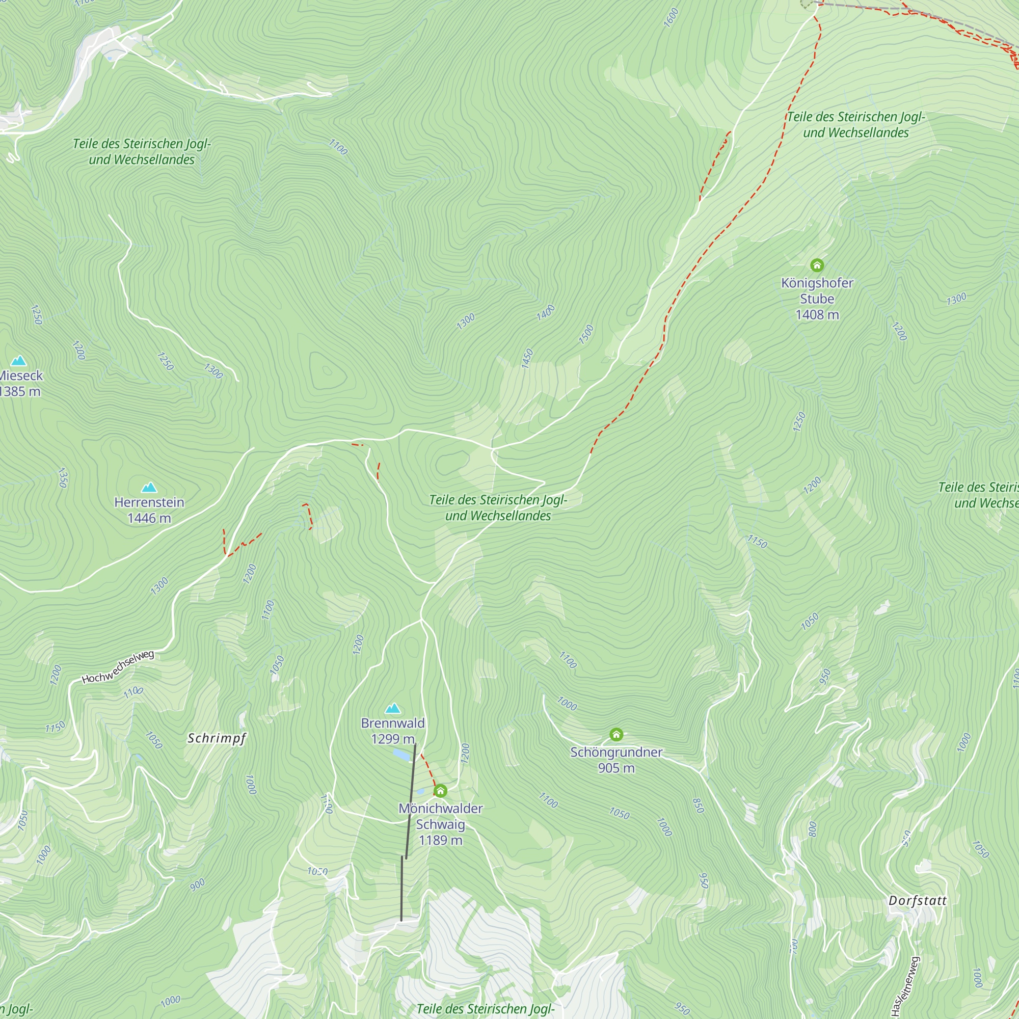Kaltwiesen Hütte map