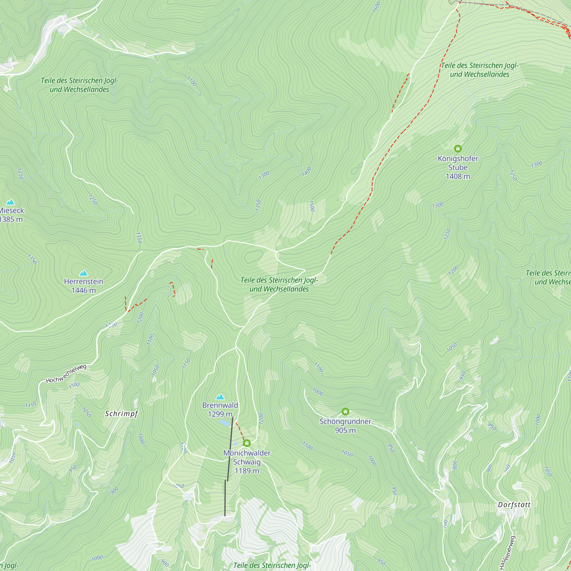 Kaltwiesen Hütte map