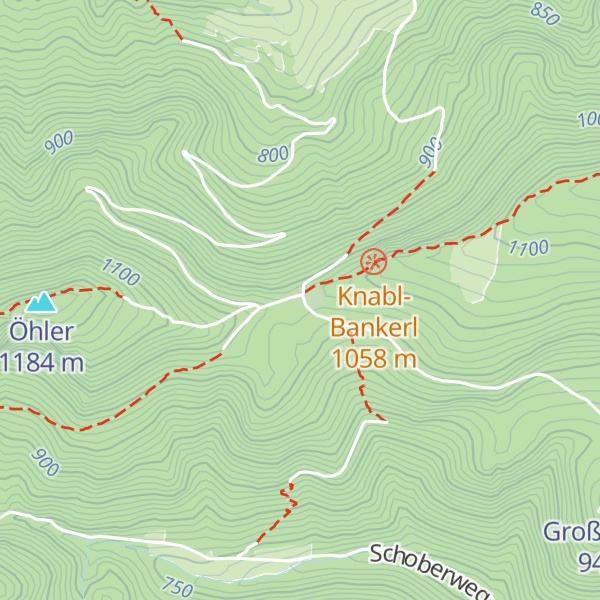 Map of Öhlerschutzhaus