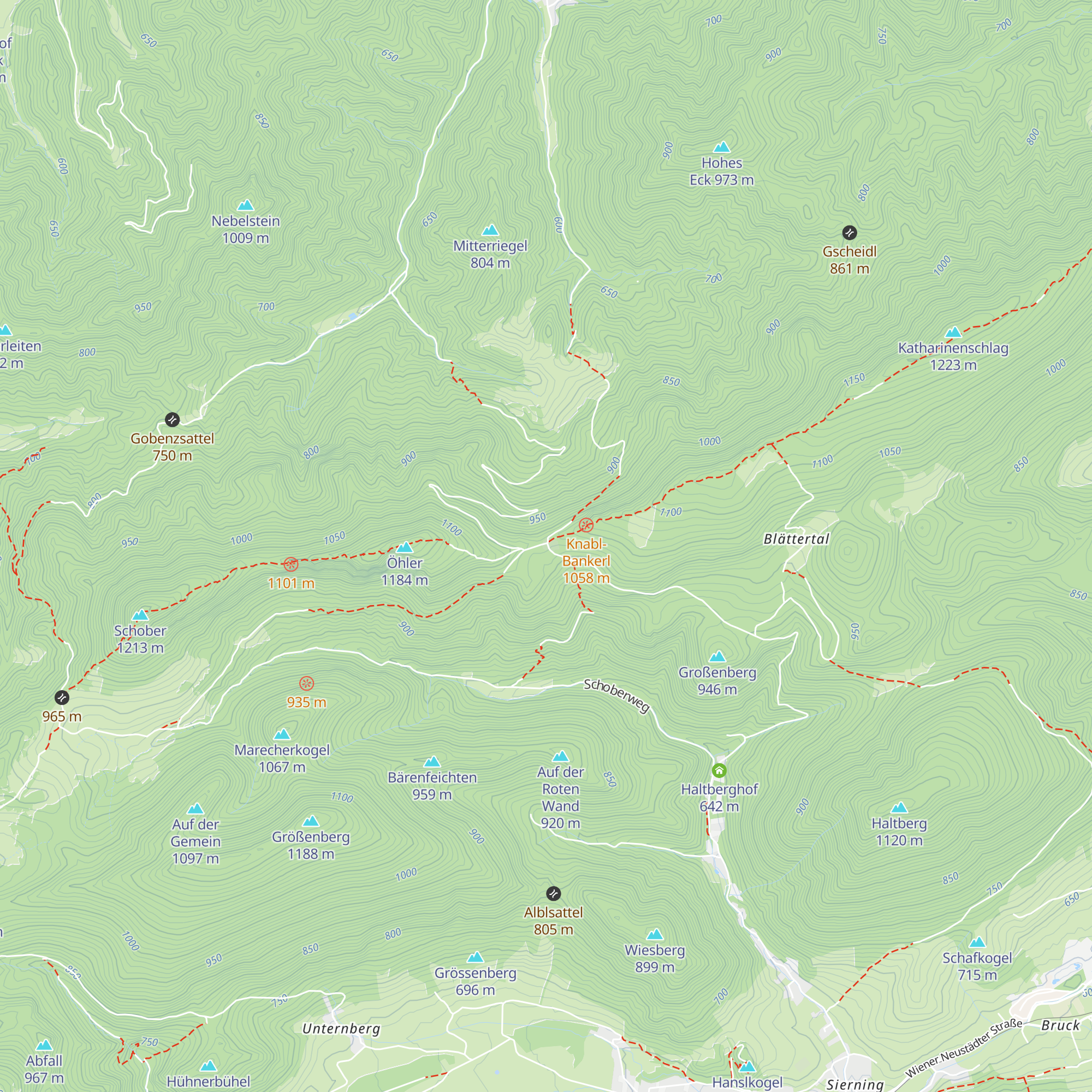 Öhlerschutzhaus map