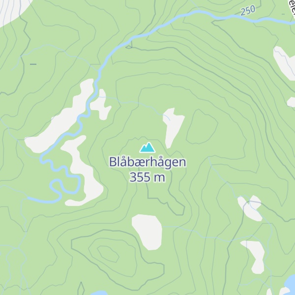 Map of Blåbærhågen