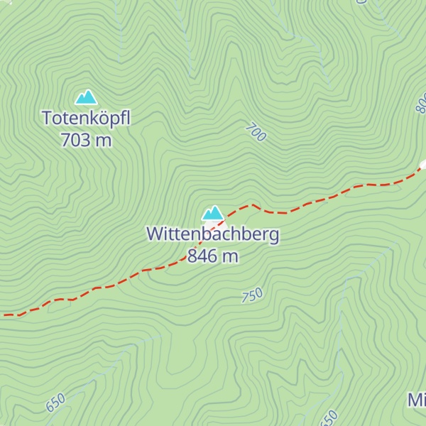 Map of Wittenbachberg