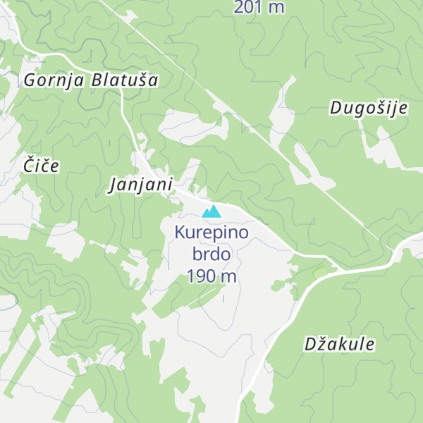Map of Kurepino brdo
