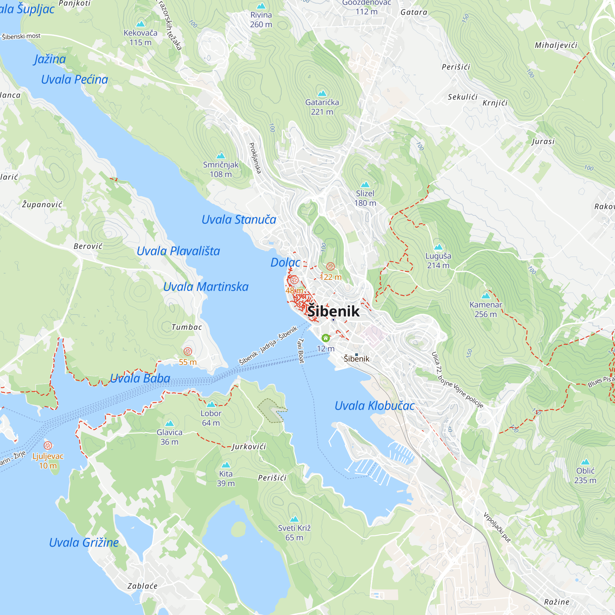 Turistička zajednica grada Šibenika map