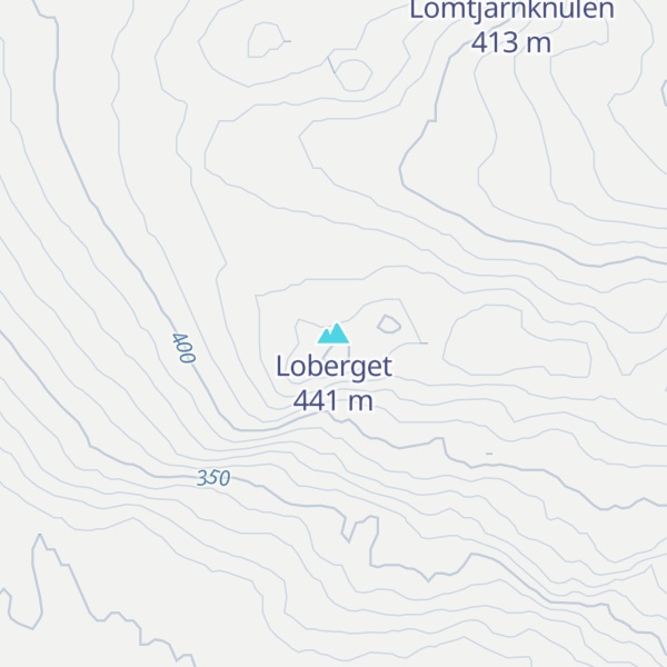 Map of Loberget