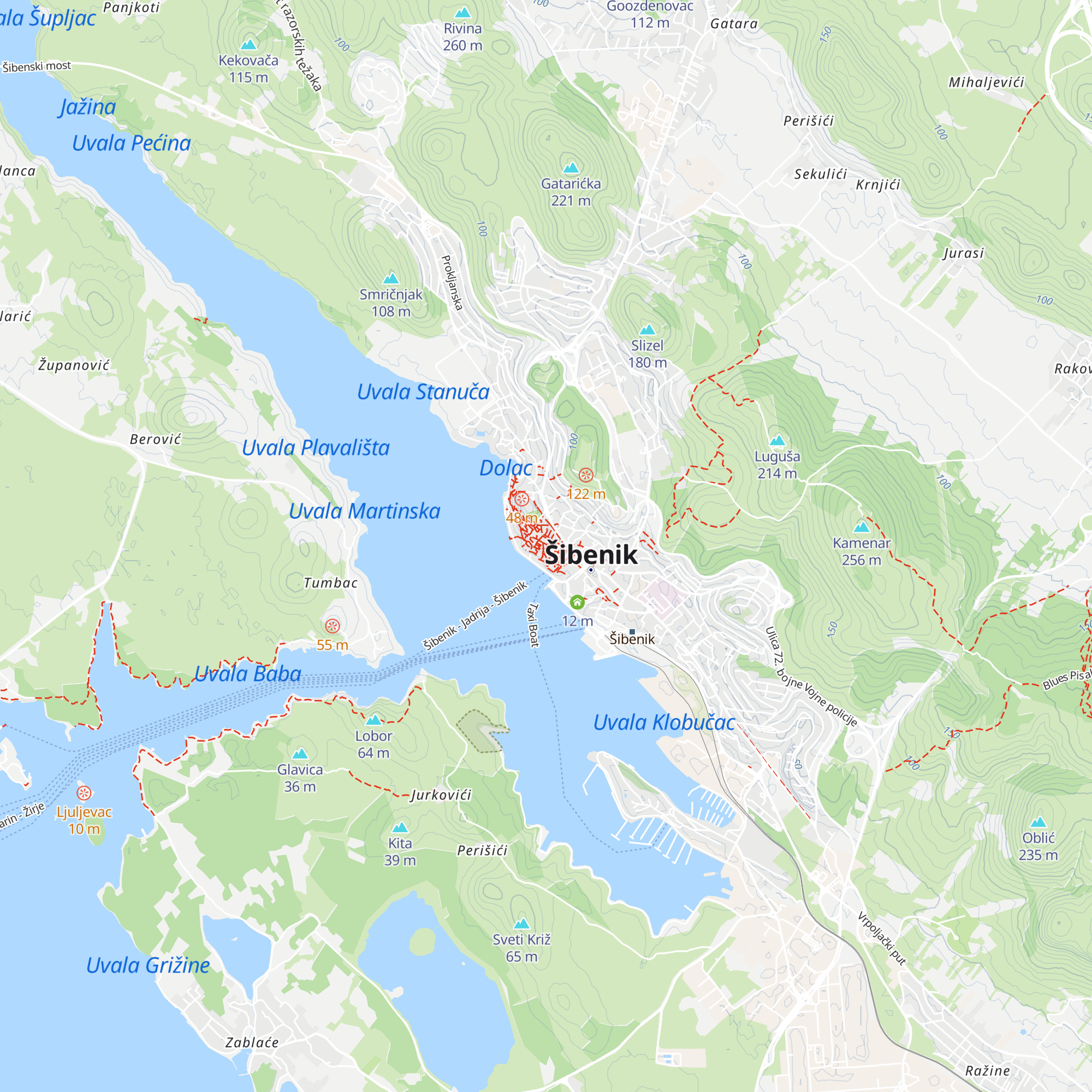 Visitor information center of St. Michael's fortress and Barone fortress map