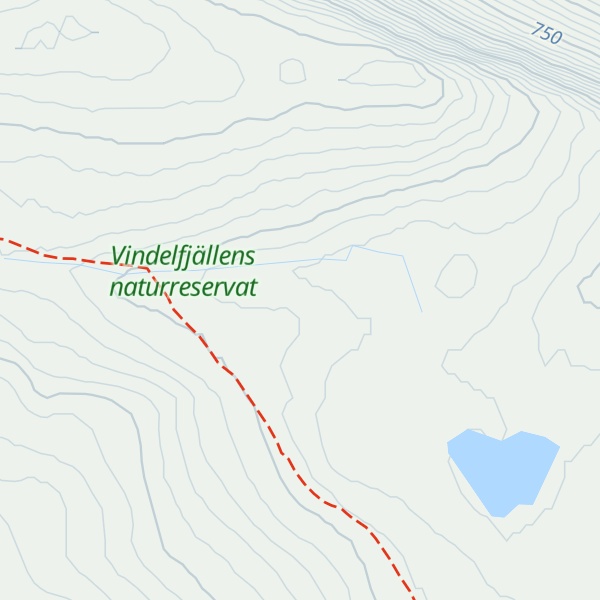 Map of Vuometjakke Rastskydd