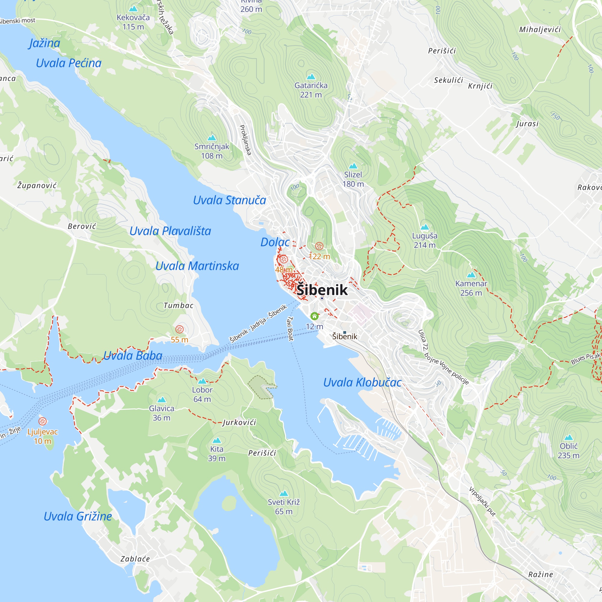 Info centar Tvrđava sv. Nikole map