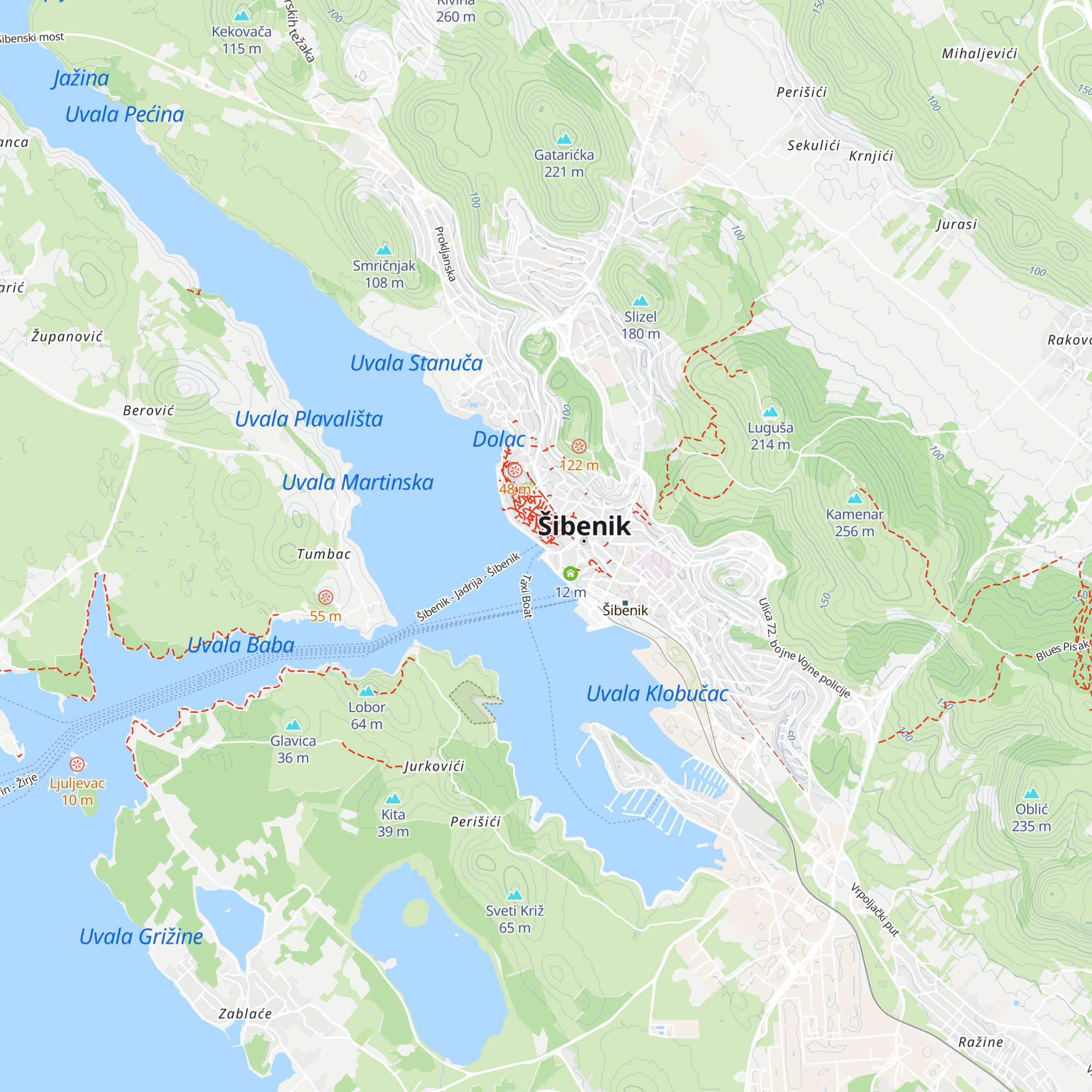 Info centar Tvrđava sv. Nikole map