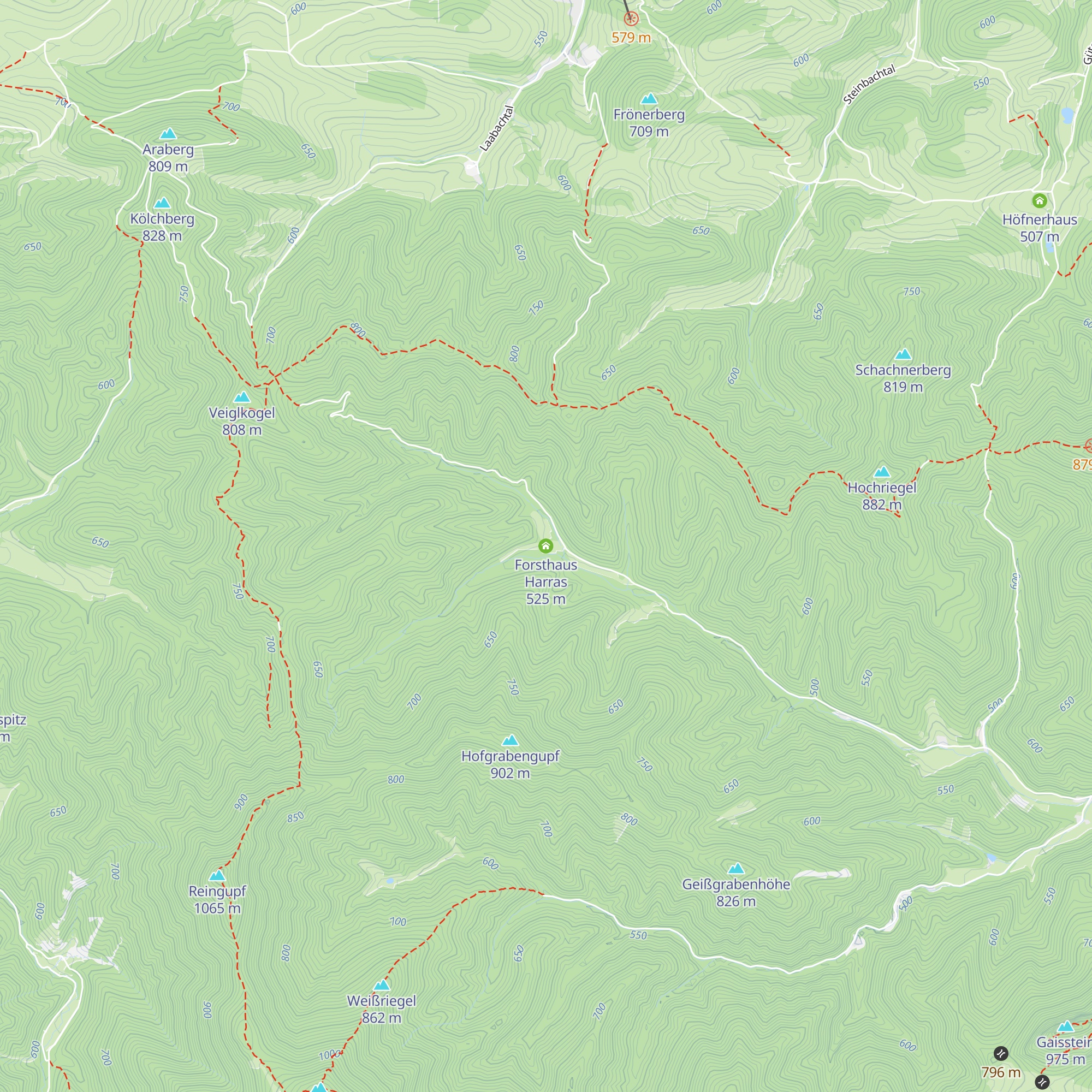 Forsthaus Harras map