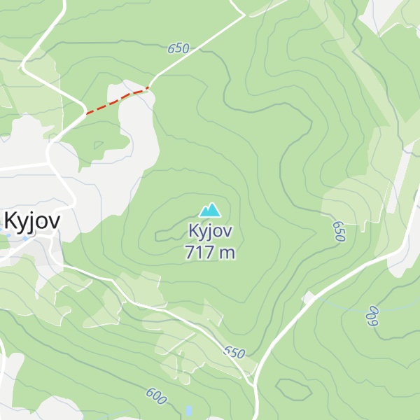 Map of Kyjov