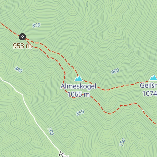 Map of Almeskogel