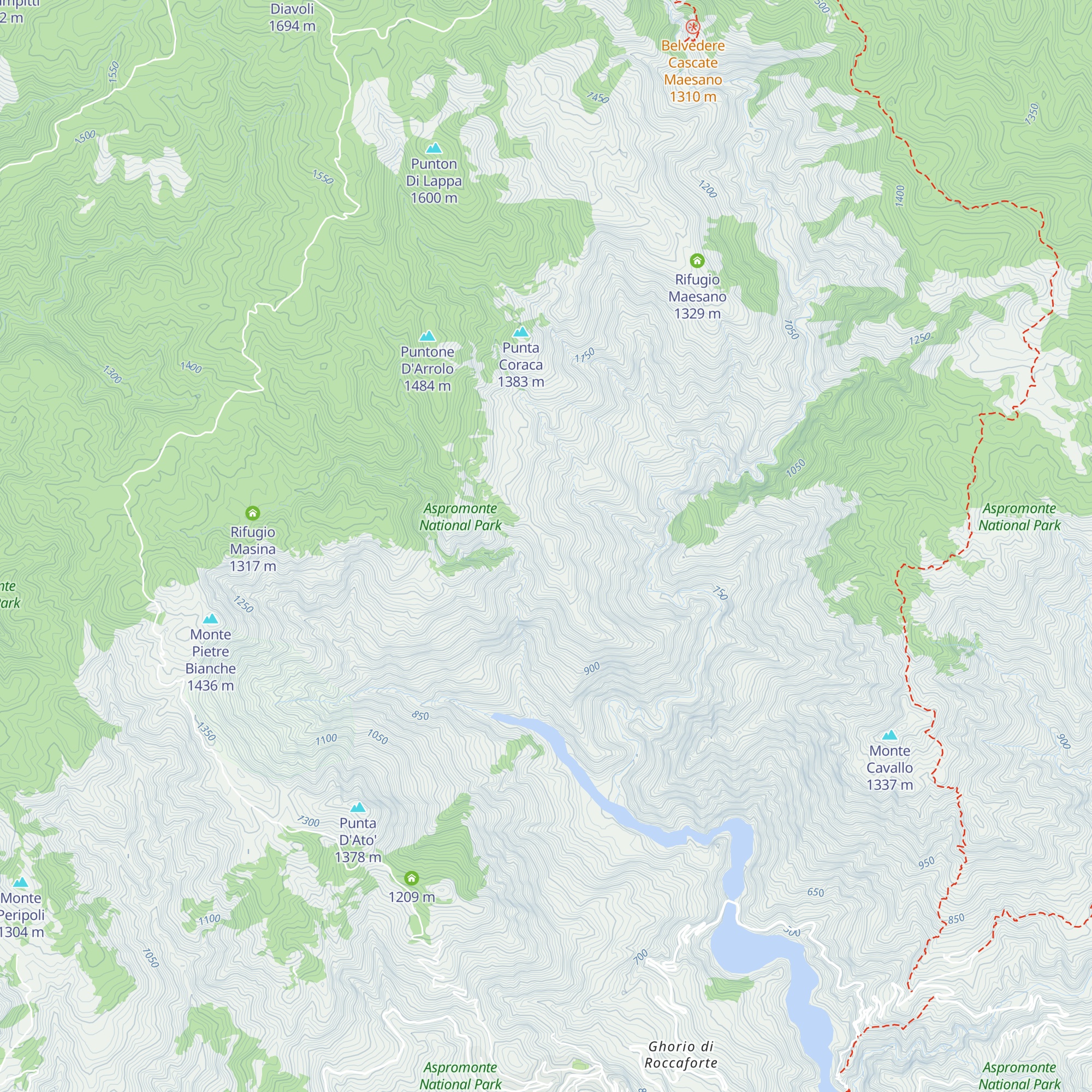 Croce Melia map