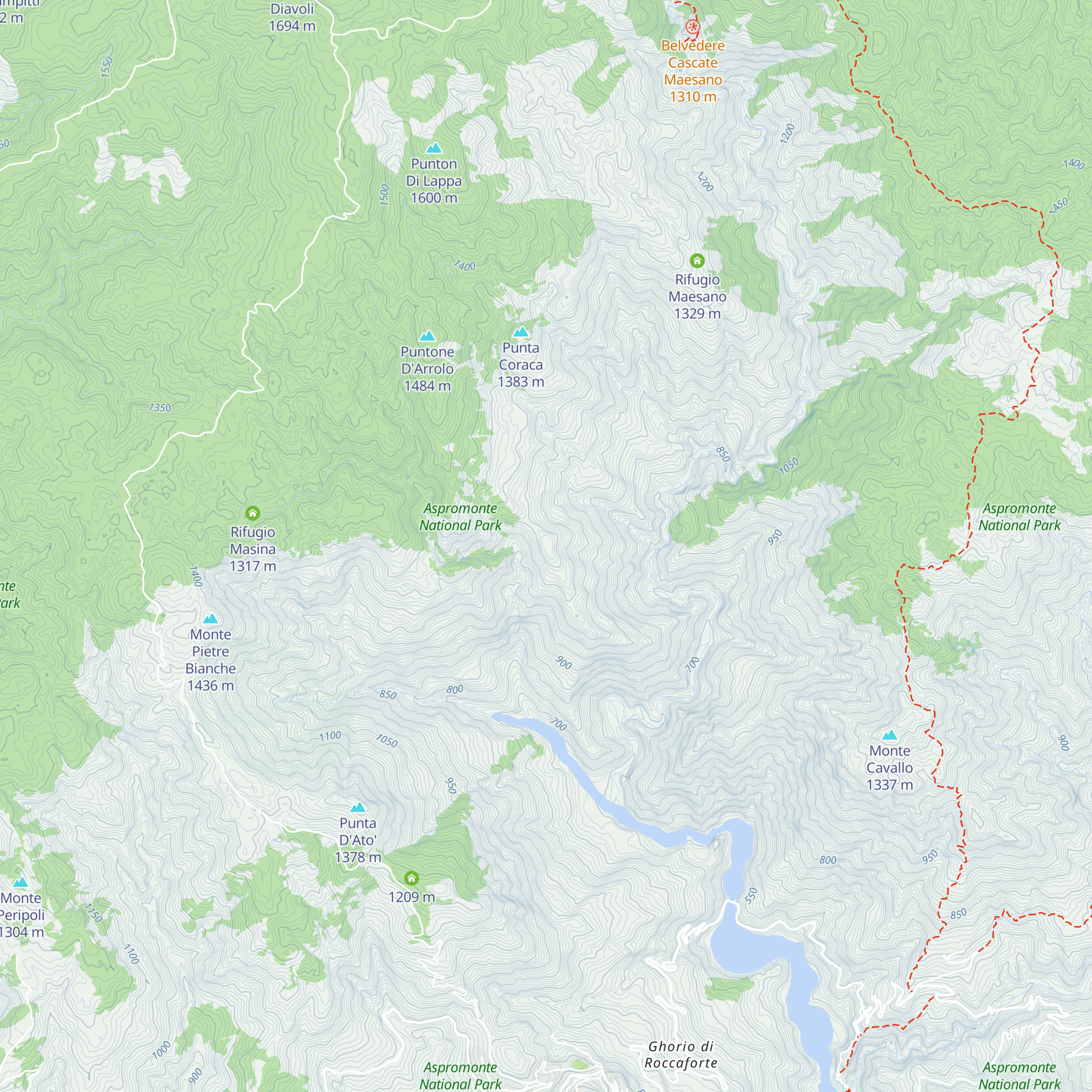Croce Melia map