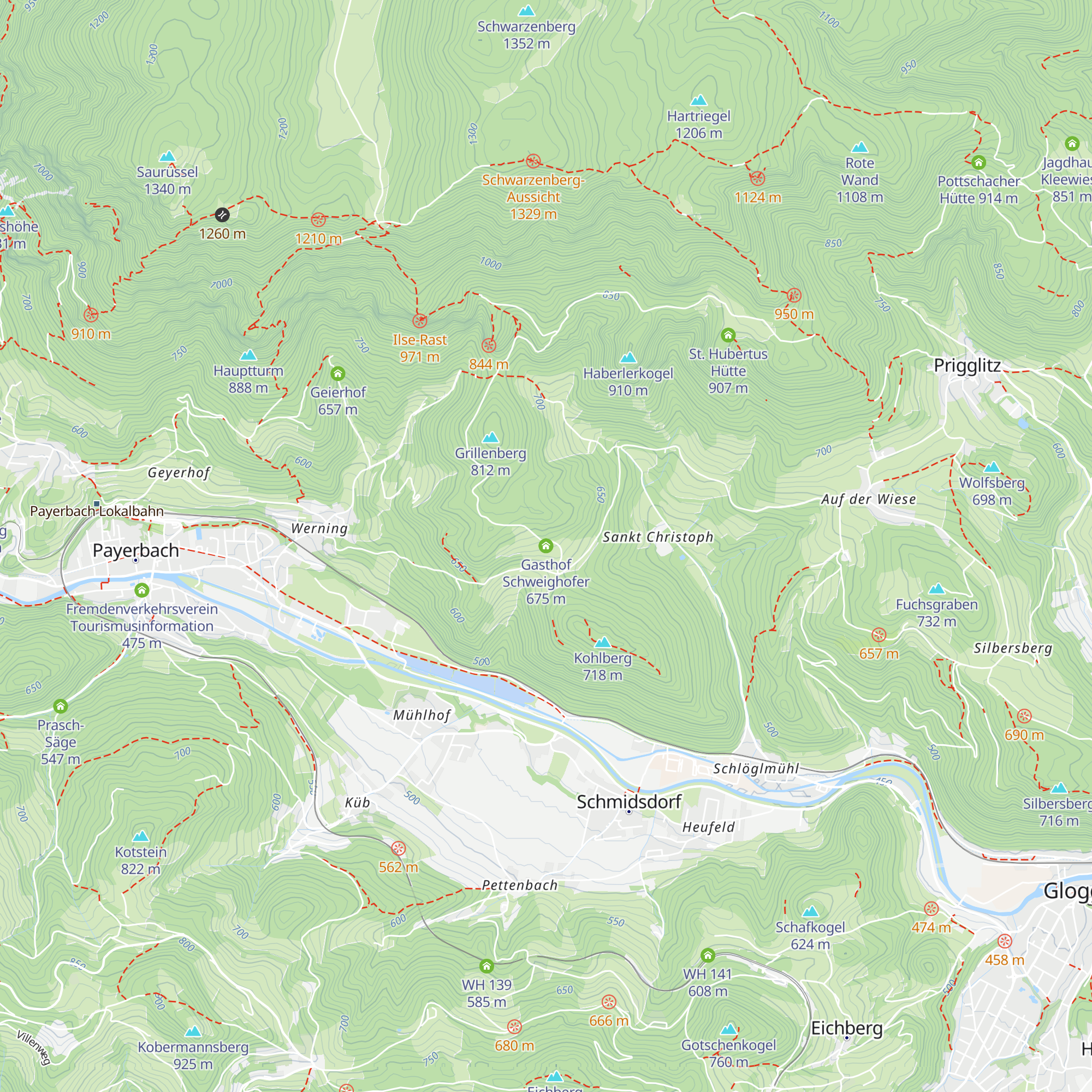 Gasthof Schweighofer map