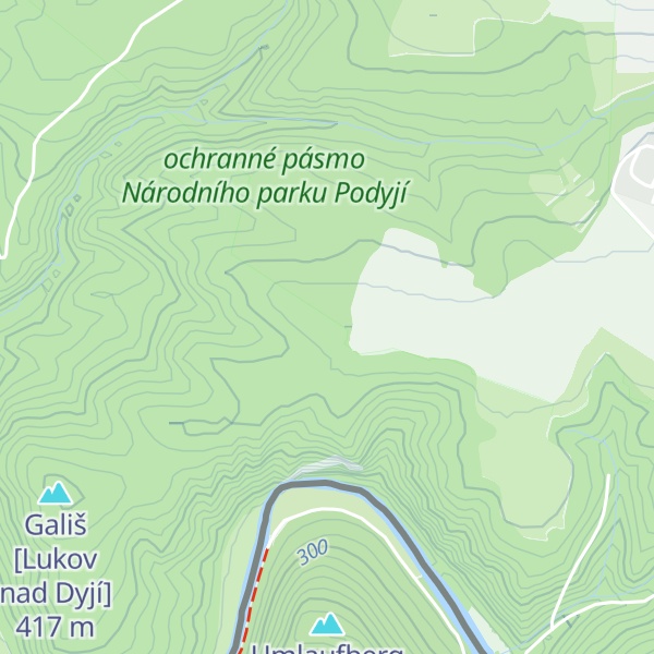 Map of Vraní skála - Rabenfelsen