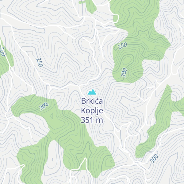 Map of Brkića Koplje