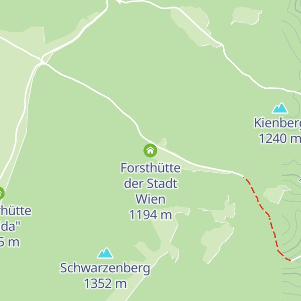 Map of Forsthütte der Stadt Wien
