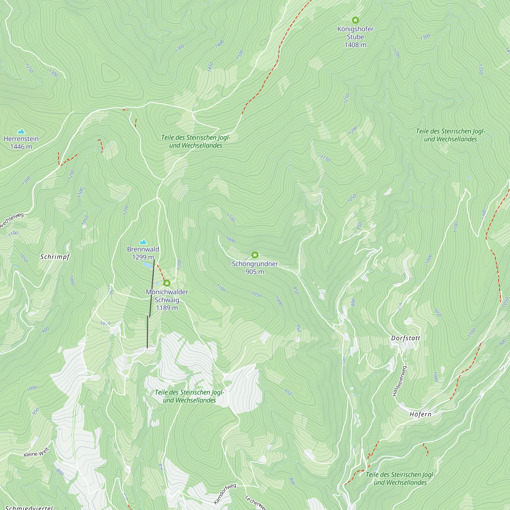 Schöngrundner map