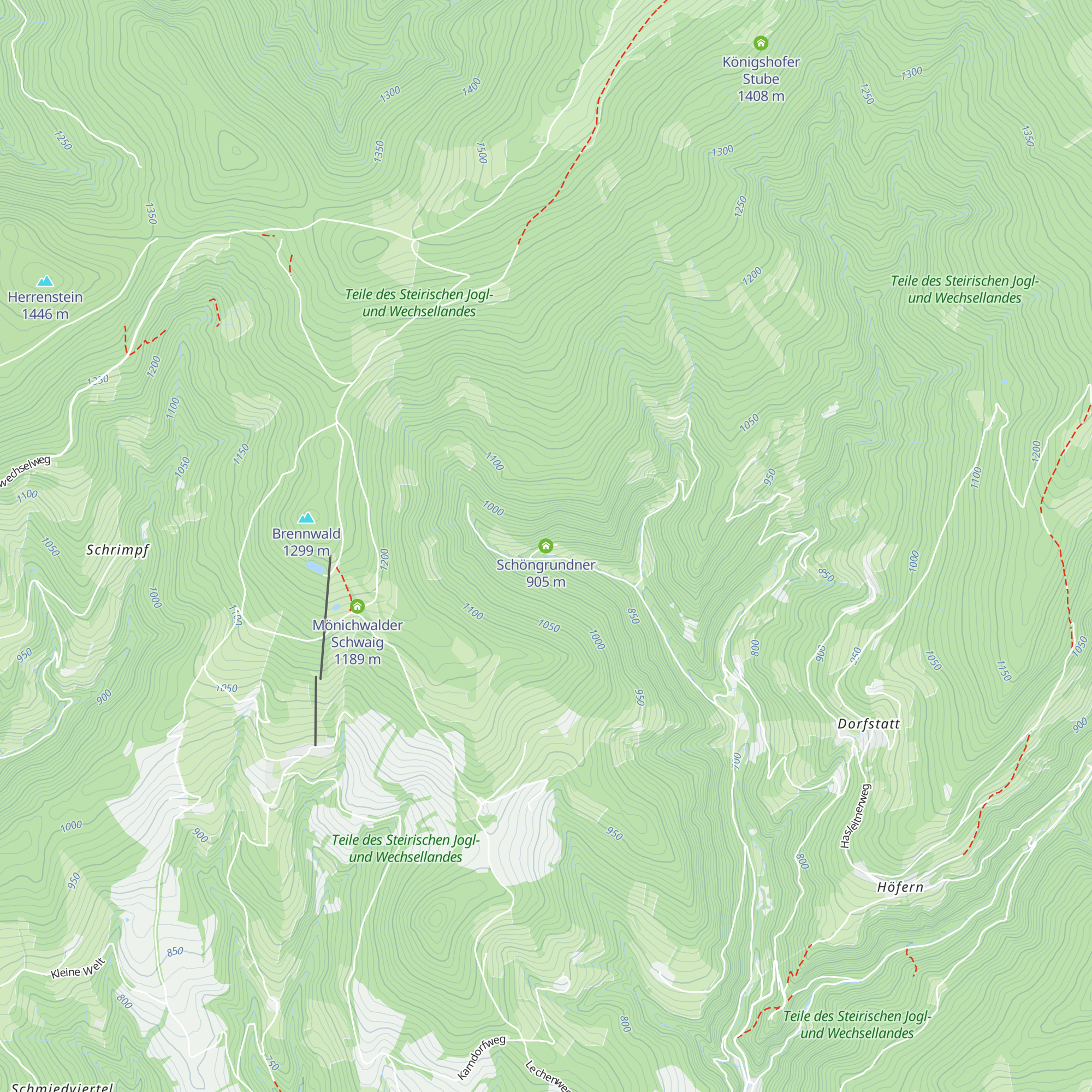 Schöngrundner map