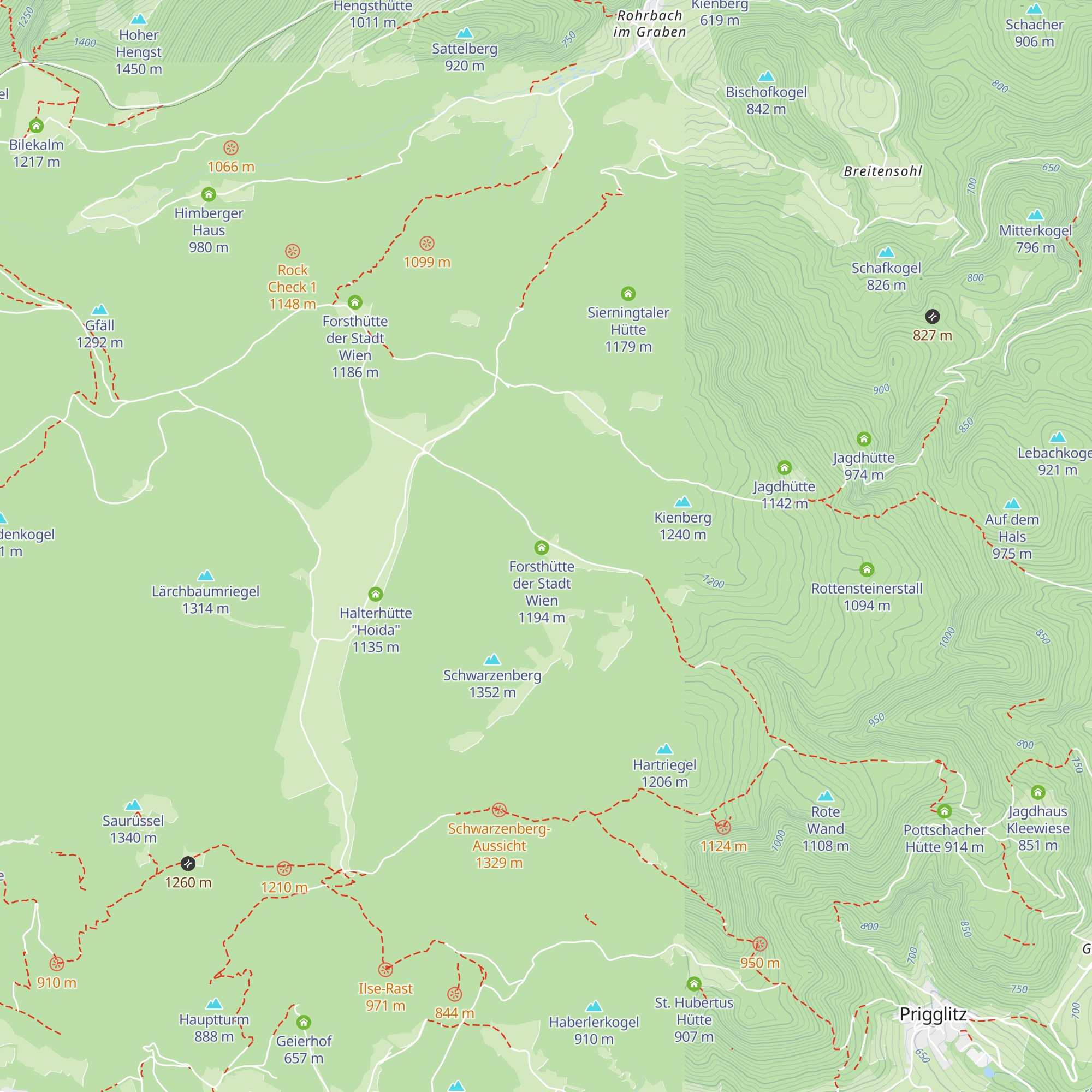 Hari's Hütte map