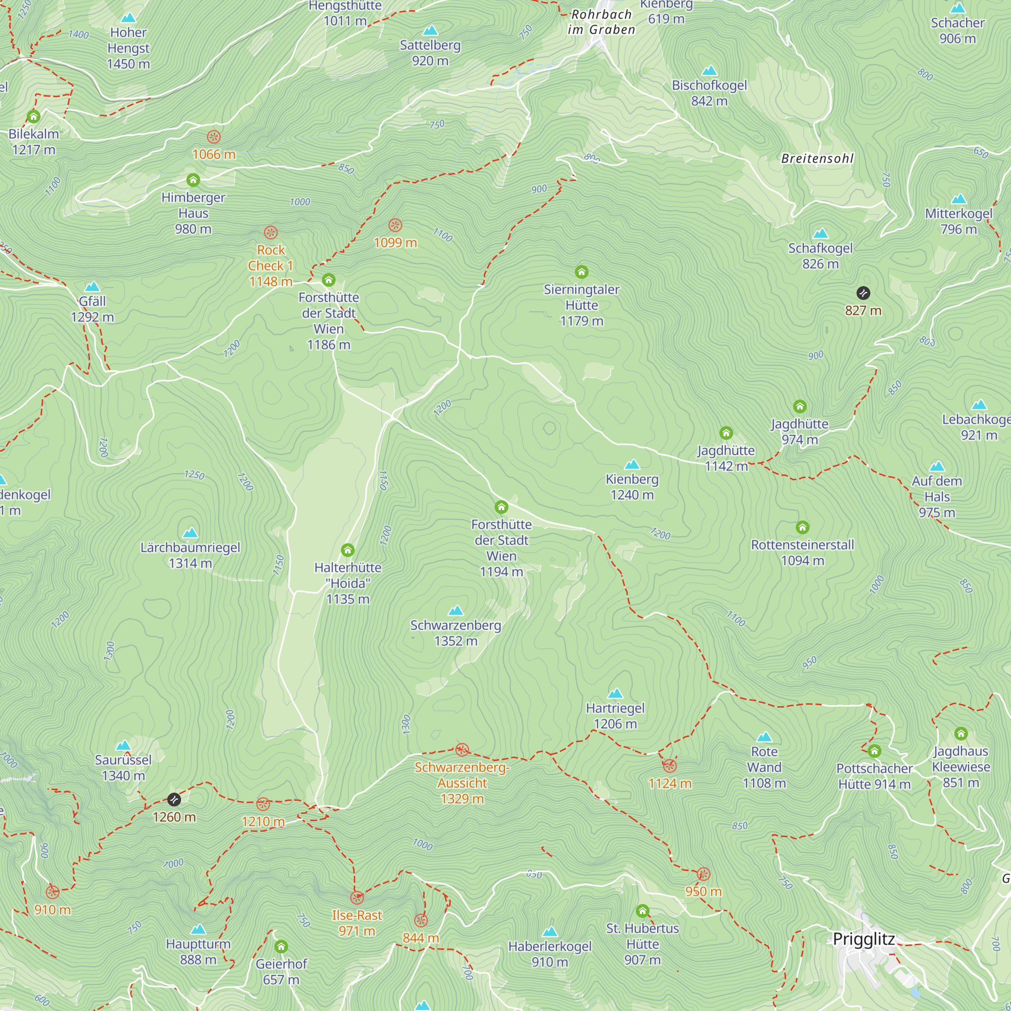 Hari's Hütte map