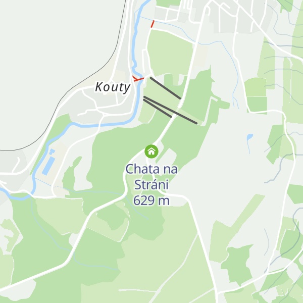 Map of Chata na Stráni