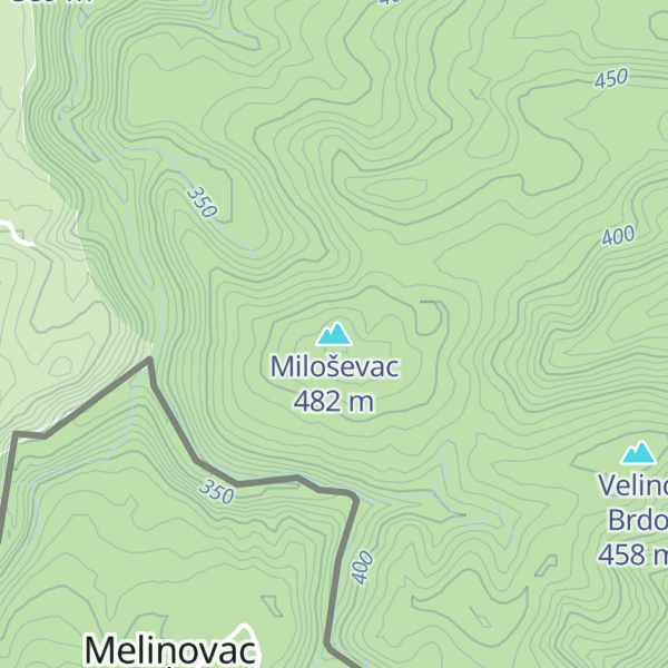 Map of Miloševac