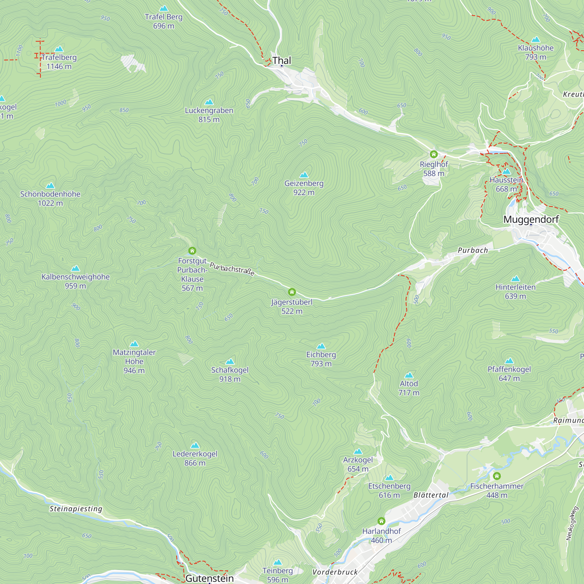 Jägerstüberl map