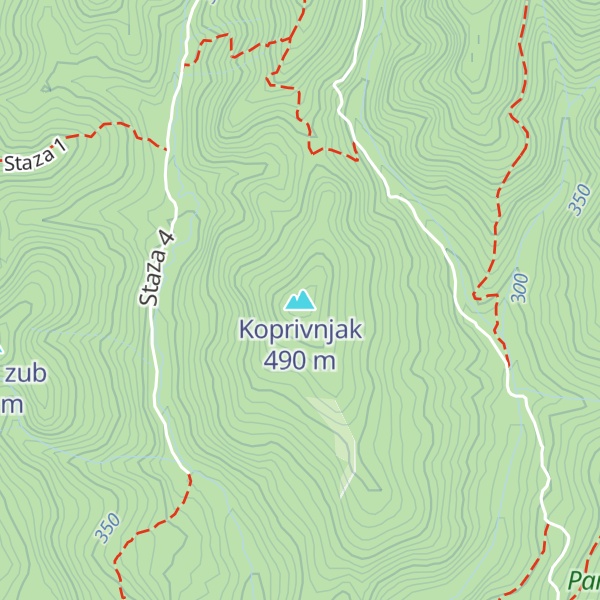 Map of Koprivnjak