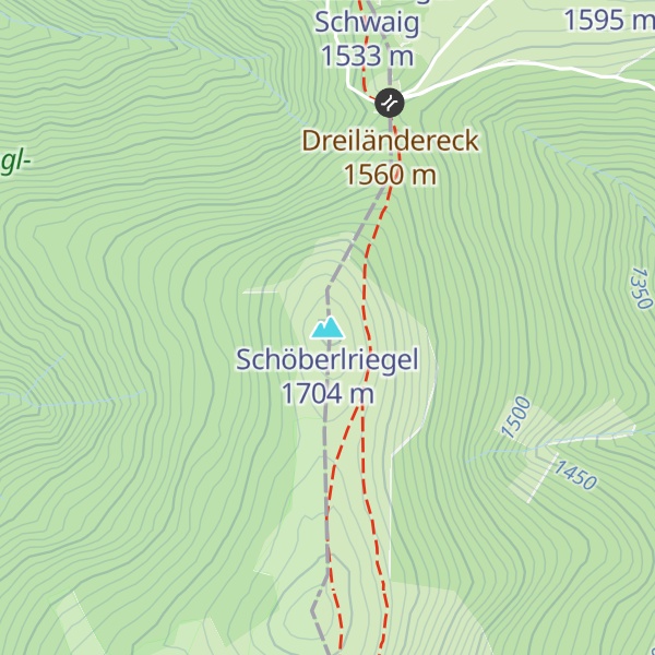 Map of Schöberlriegel