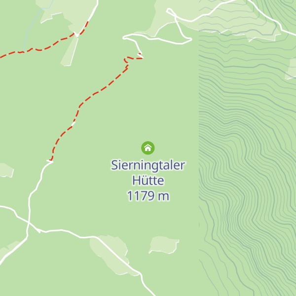 Map of Sierningtaler Hütte