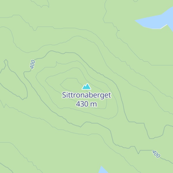 Map of Sittronaberget