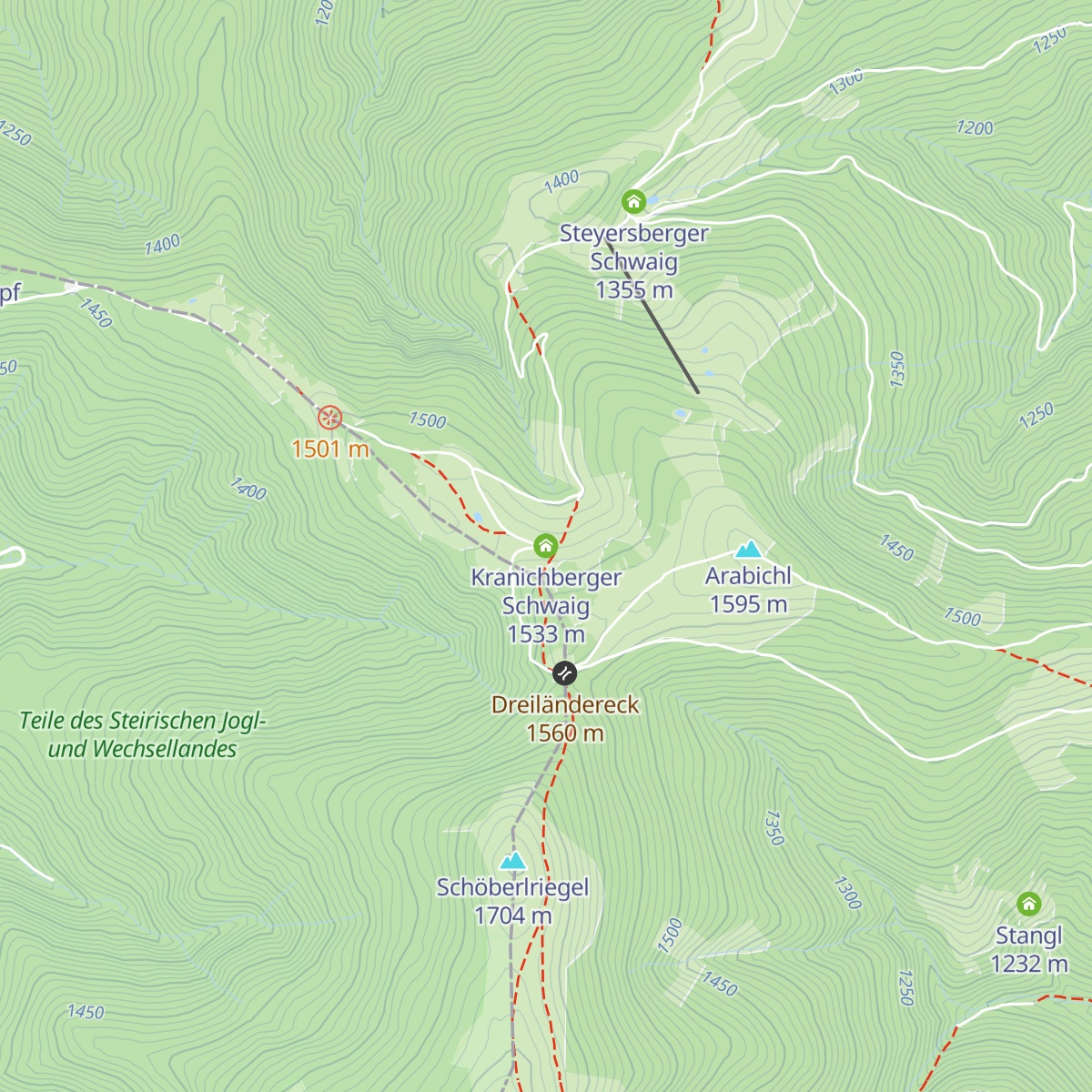 Kranichberger Schwaig map