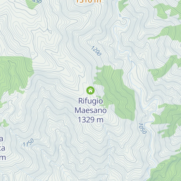 Map of Rifugio Maesano