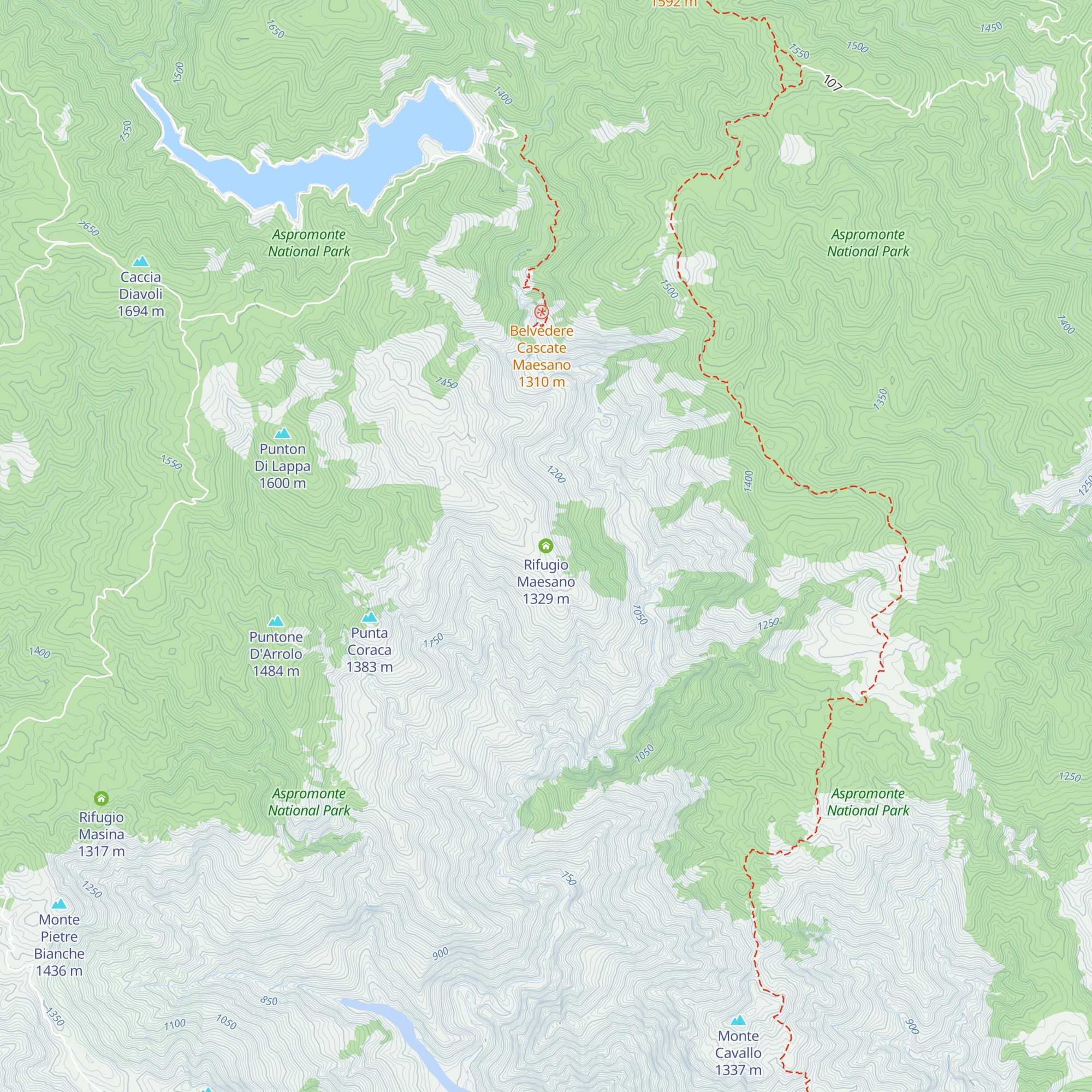 Rifugio Maesano map