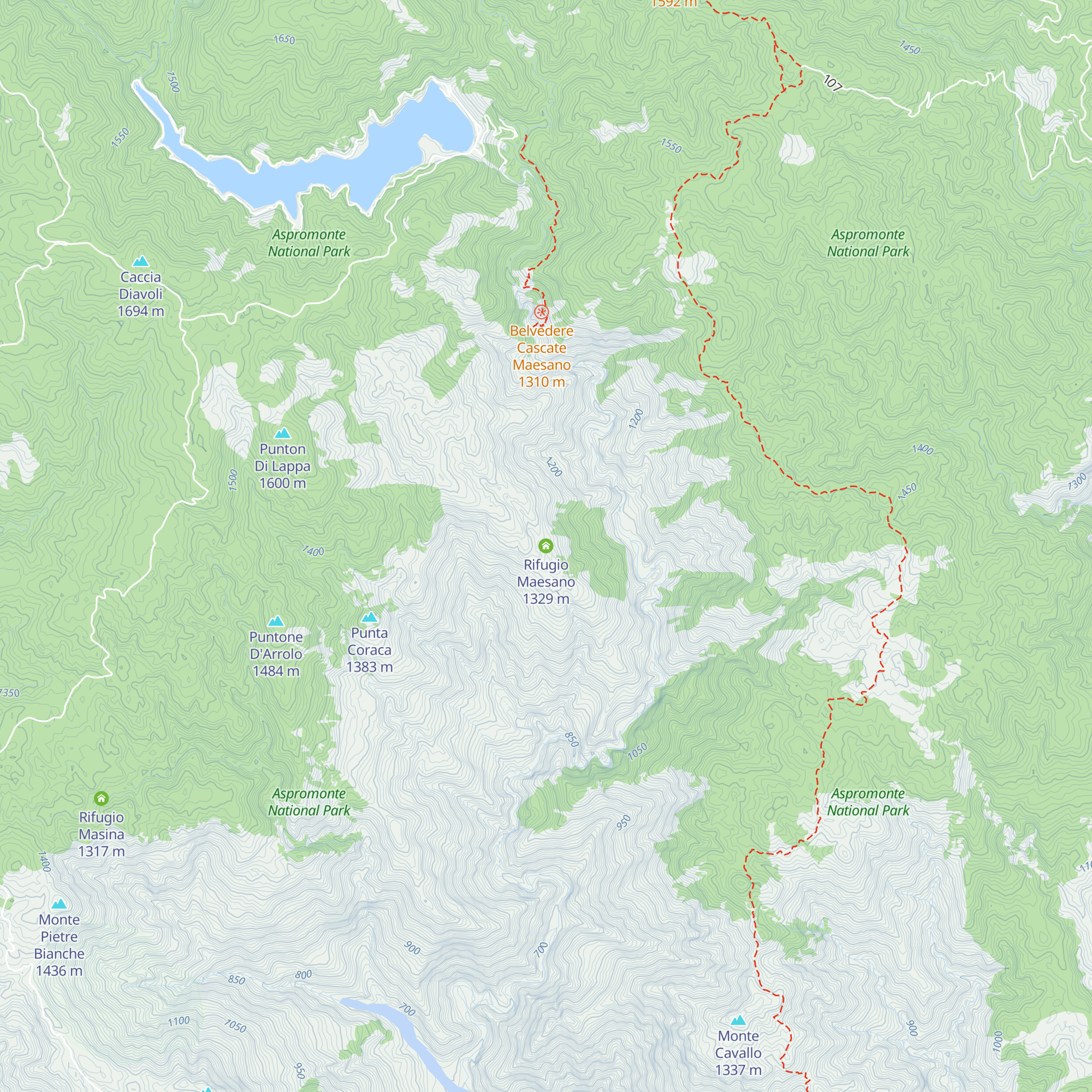 Rifugio Maesano map