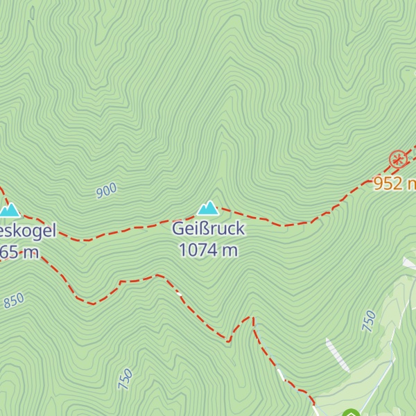 Map of Geißruck
