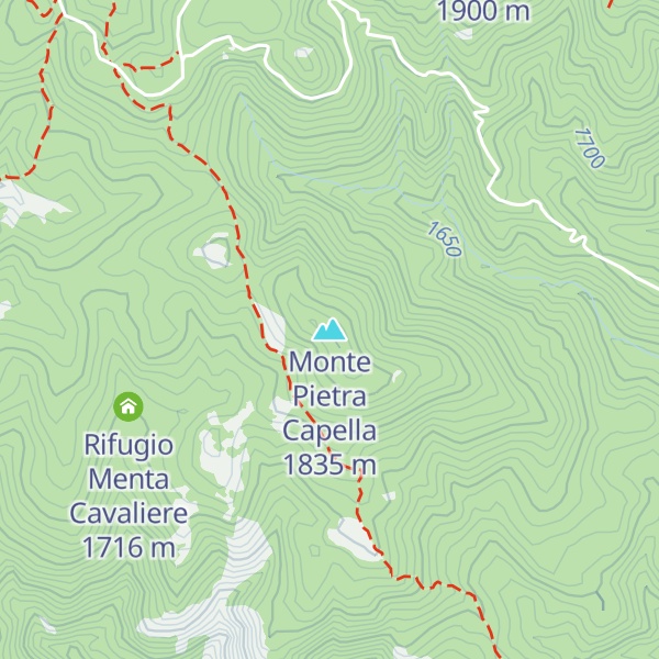 Map of Monte Pietra Capella
