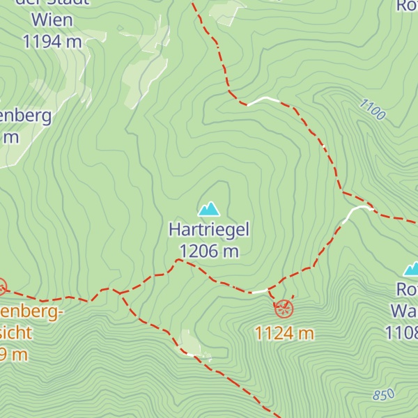 Map of Hartriegel