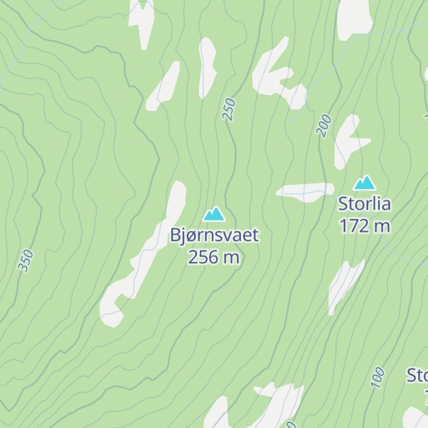 Map of Bjørnsvaet