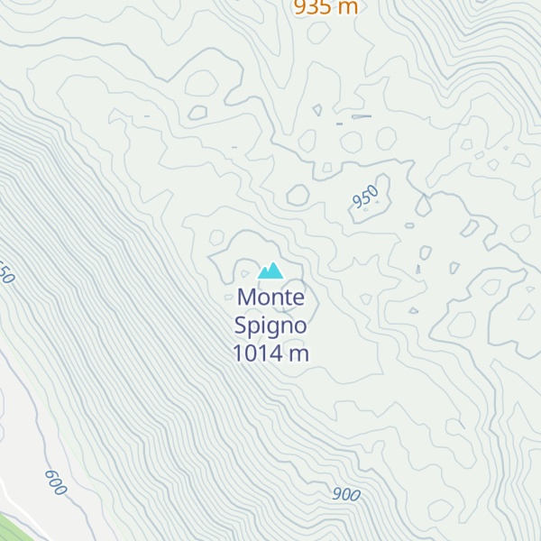 Map of Monte Spigno