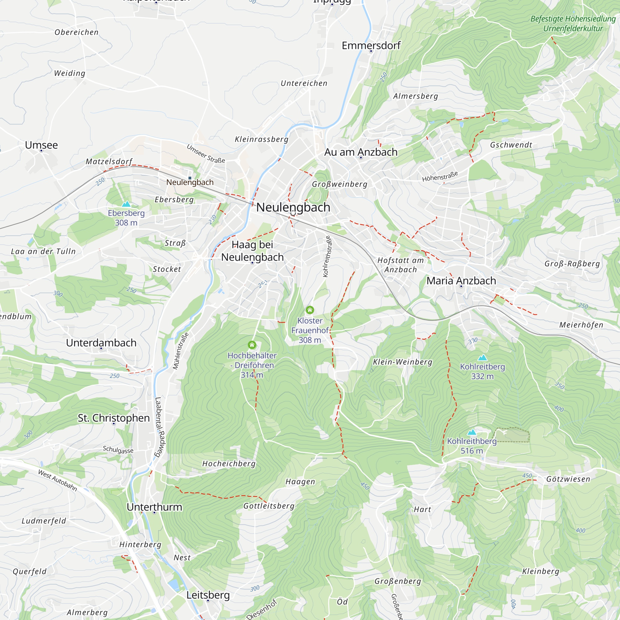 Kloster Frauenhof map