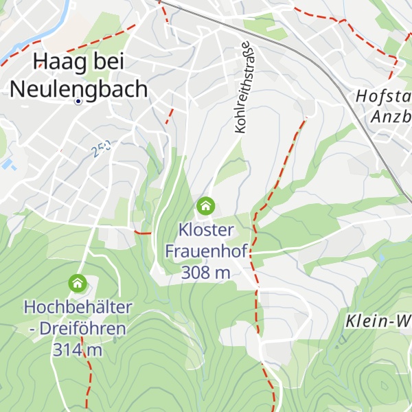 Map of Kloster Frauenhof