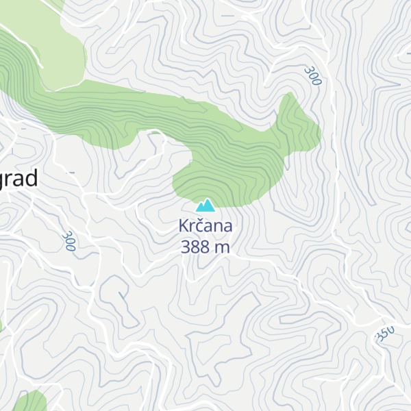 Map of Krčana