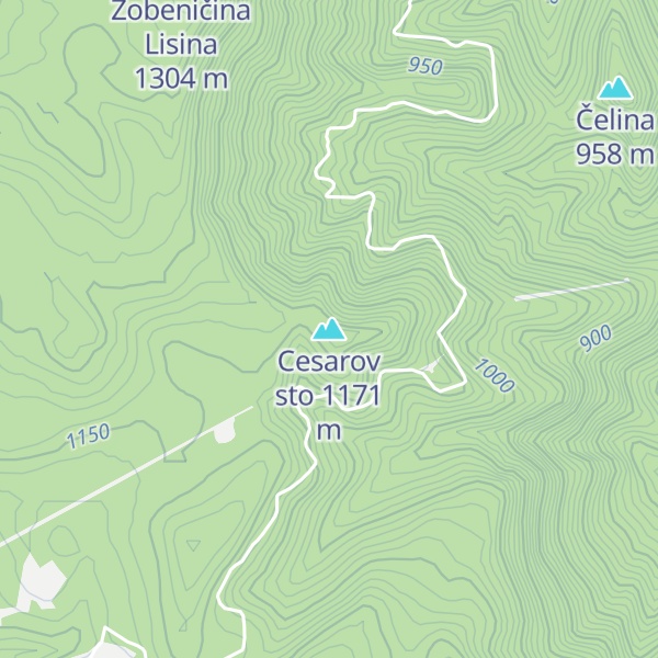 Map of Cesarov sto