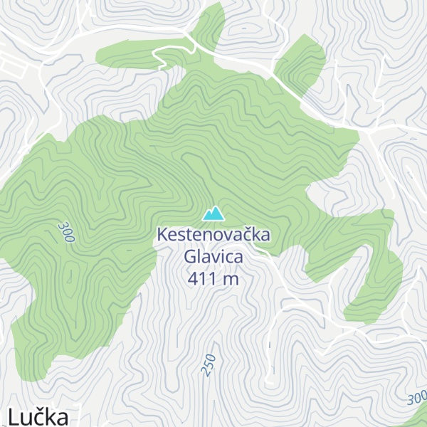 Map of Kestenovačka Glavica