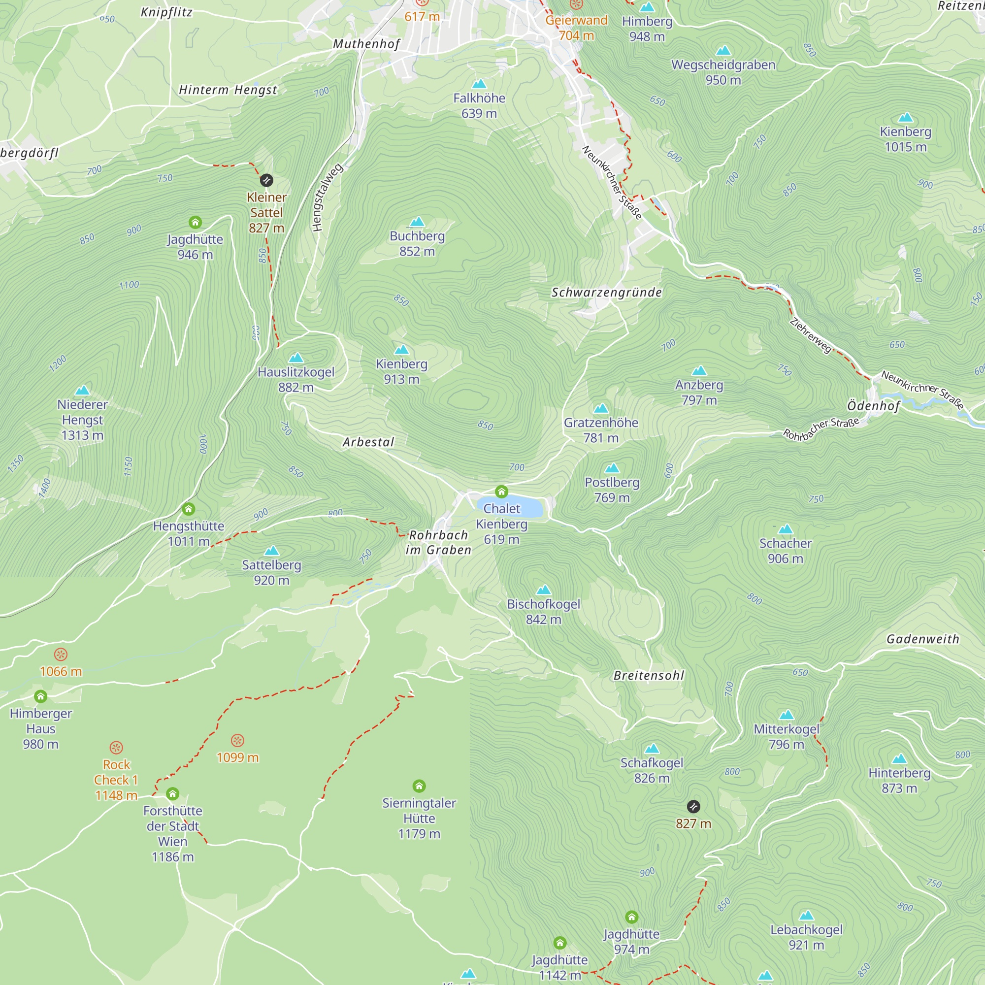 Chalet Alpl map