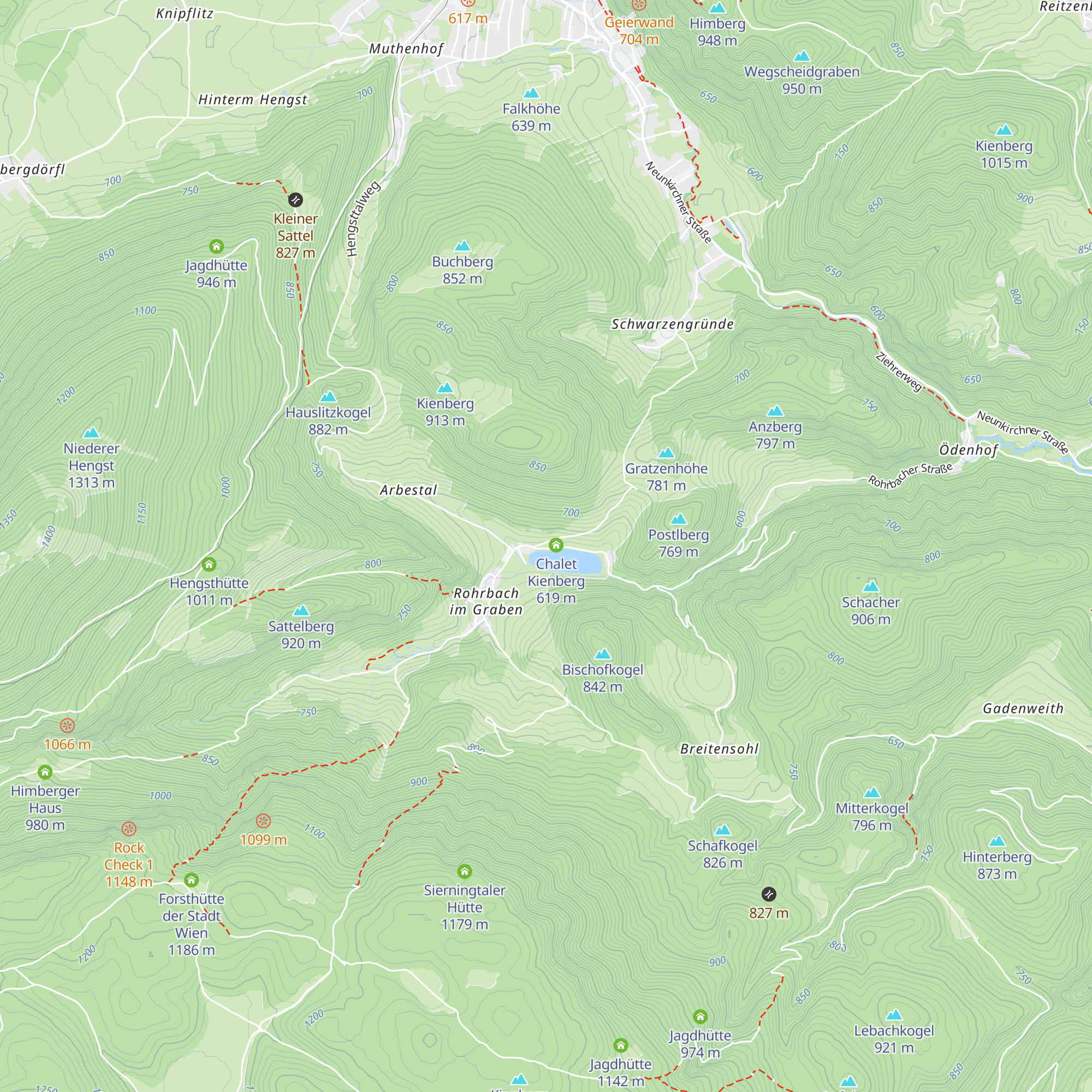 Chalet Alpl map